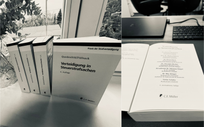 Neue Auflage, neue Expertise: Stefan Schäfer als Mitautor bei „Verteidigung in Steuerstrafsachen“